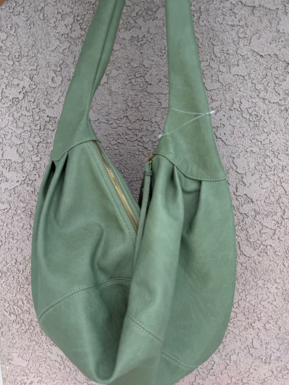 Free people slouchy carryall hobo Bag in sage - Picture 3 of 9